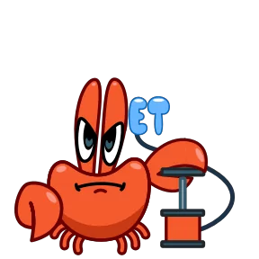 Стикер из набора Краб