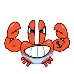 Стикер из набора Краб