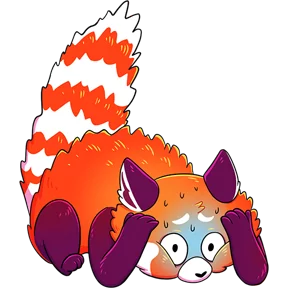 Стикер из набора Красная панда