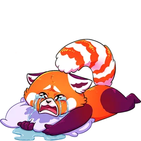 Стикер из набора Красная панда