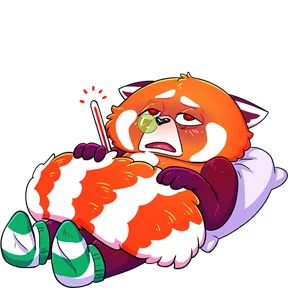 Стикер из набора Красная панда