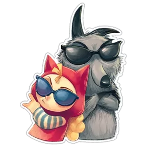 Стикер из набора Красная шапочка