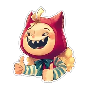 Стикер из набора Красная шапочка