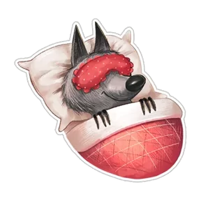 Стикер из набора Красная шапочка