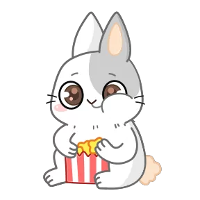 Стикер из набора Кролик