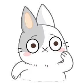 Стикер из набора Кролик