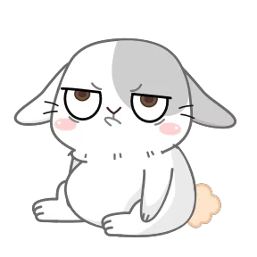 Стикер из набора Кролик