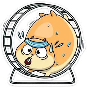 Стикер из набора Круглые звери