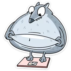 Стикер из набора Круглые звери