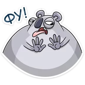 Стикер из набора Круглые звери