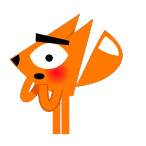 Стикер из набора Лисец