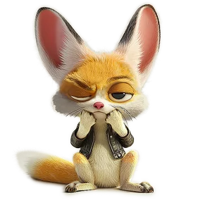 Стикер из набора Литтл Лис