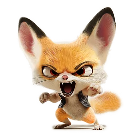 Стикер из набора Литтл Лис