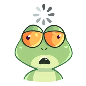 Стикер из набора Лягуха