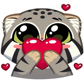 Стикер из набора Манул Тимофей