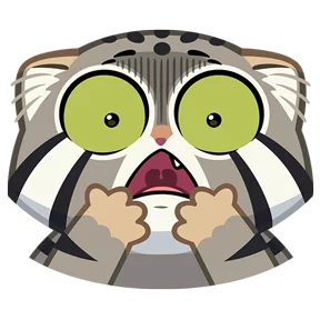 Стикер из набора Манул Тимофей