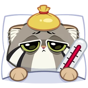 Стикер из набора Манул Тимофей