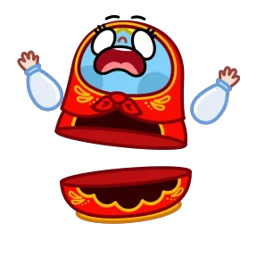 Стикер из набора Матрёна