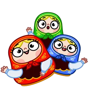 Стикер из набора Матрёна