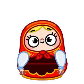 Стикер из набора Матрёна