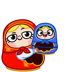 Стикер из набора Матрёна