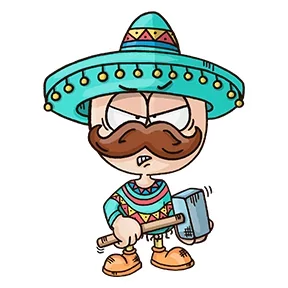 Стикер из набора Мексиканец