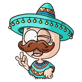 Стикер из набора Мексиканец