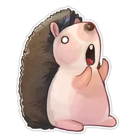 Стикер из набора Милый ёж