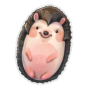 Стикер из набора Милый ёж