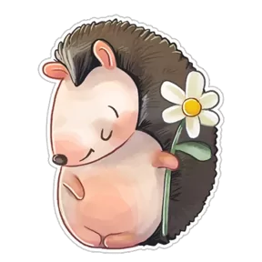 Стикер из набора Милый ёж