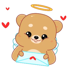 Стикер из набора Мишка