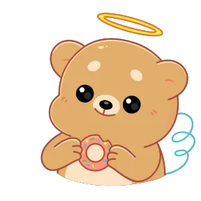 Стикер из набора Мишка