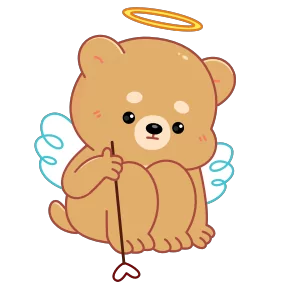 Стикер из набора Мишка