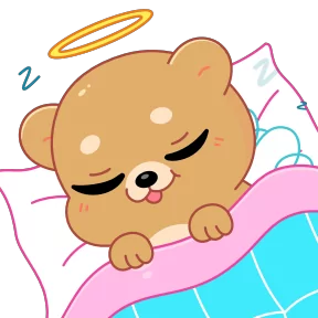 Стикер из набора Мишка