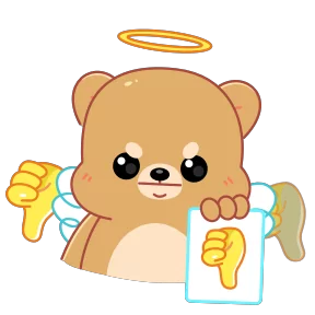 Стикер из набора Мишка