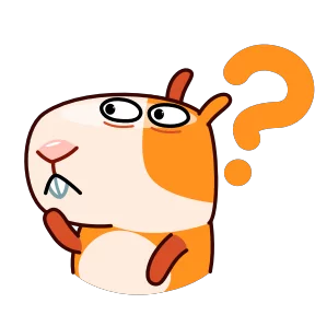 Стикер из набора Мистер Морской свин