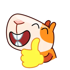 Стикер из набора Мистер Морской свин