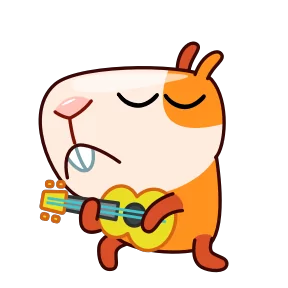 Стикер из набора Мистер Морской свин