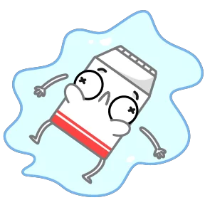 Стикер из набора Молоко