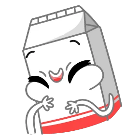 Стикер из набора Молоко