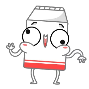 Стикер из набора Молоко