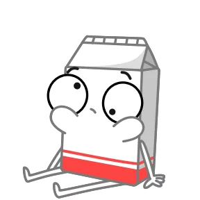 Стикер из набора Молоко