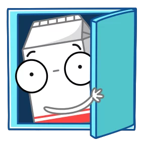 Стикер из набора Молоко