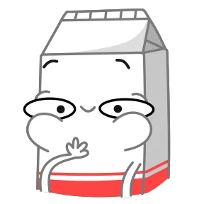 Стикер из набора Молоко