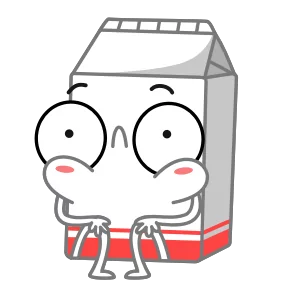 Стикер из набора Молоко