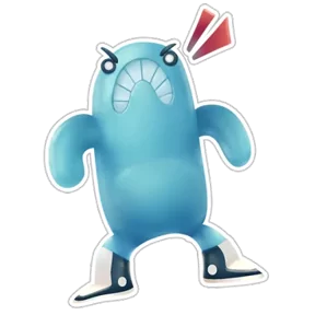 Стикер из набора Монстрик