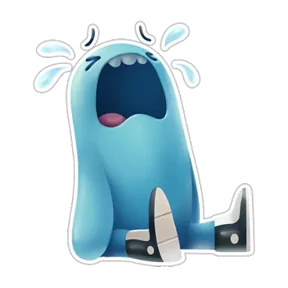 Стикер из набора Монстрик