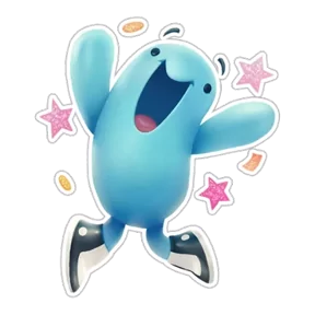 Стикер из набора Монстрик