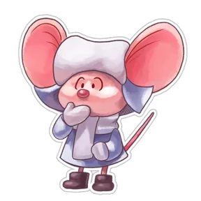 Стикер из набора Мышь