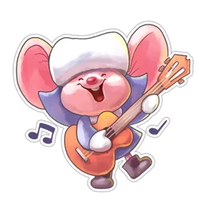 Стикер из набора Мышь